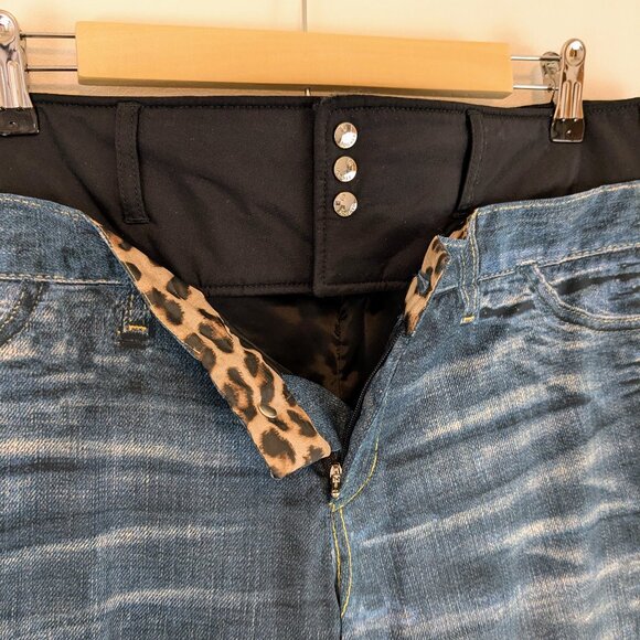 Bogner Malena Insulated Blue Jean Denim Look Ski Snow Pant 10 - Picture 9 of 15